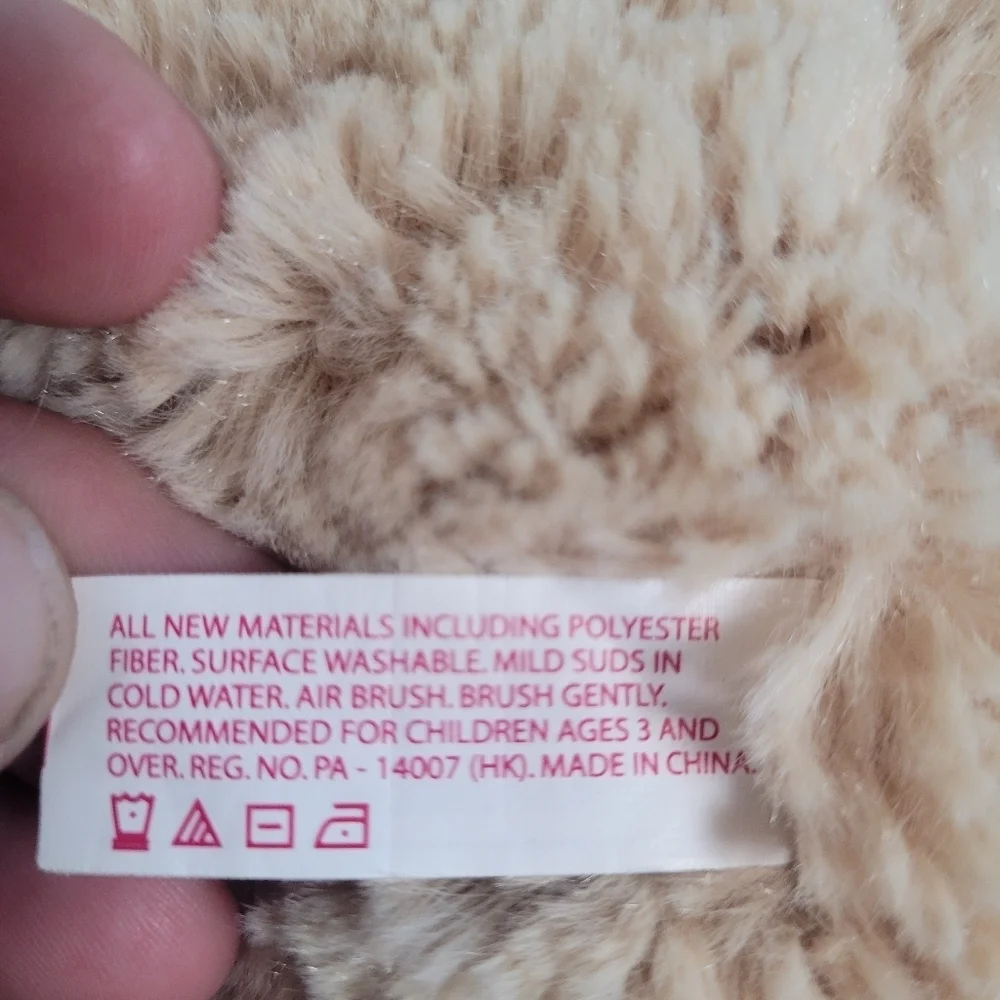 Aeropostale Brown Tan Sitting Bear Plush Stuffed Animal 12" - Picture 8 of 10